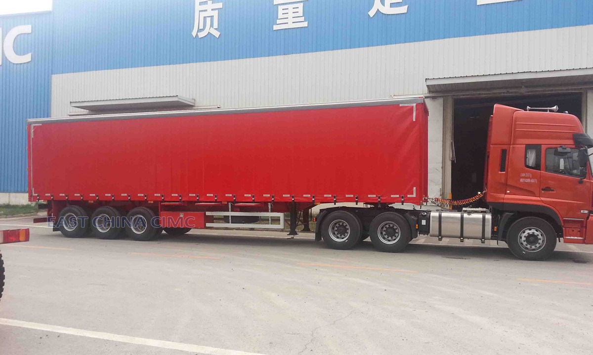 side wall semi curtain trailer side wall semi curtain trailer